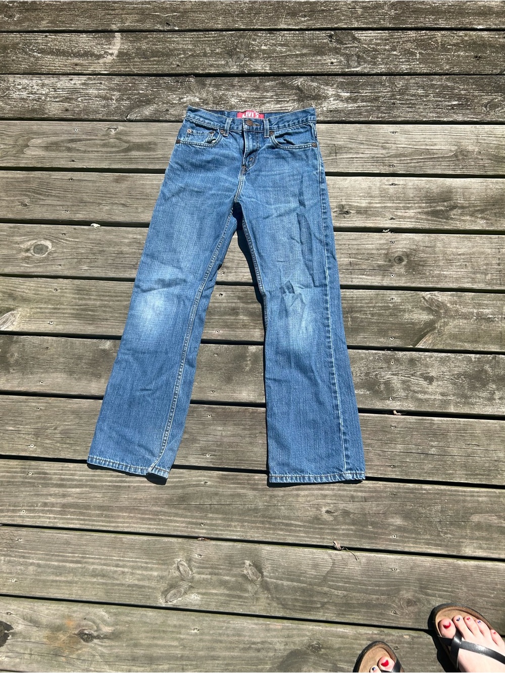 Levi's 527 Boys Light Blue Bootcut Jeans